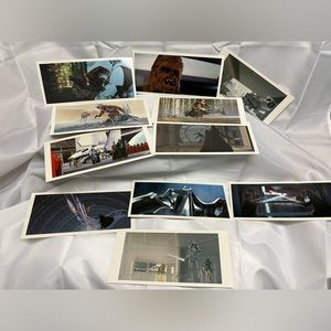 STAR WARS GEORGE LUCAS PERSONAL SELECTION Of PANORAMIC POSTCARDS Set of 11